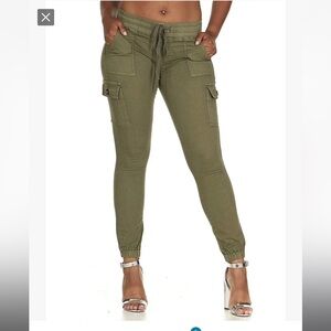 Olive Cargo Jeans